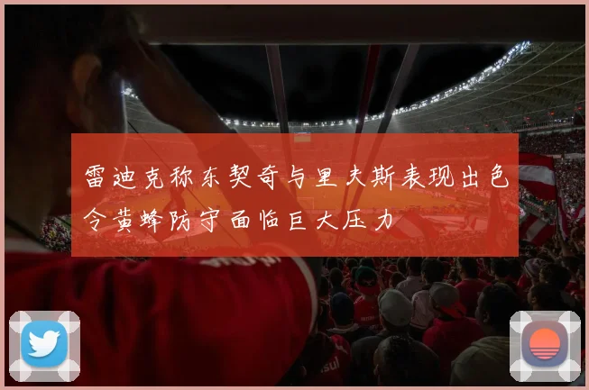 雷迪克称东契奇与里夫斯表现出色令黄蜂防守面临巨大压力